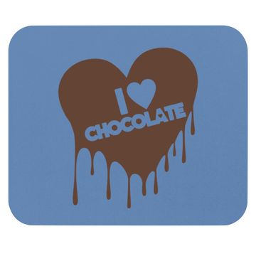 Discover I Love Chocolate Mouse Pad