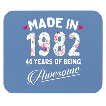 Discover 40th Birthday Made 1982 Mouse Pad