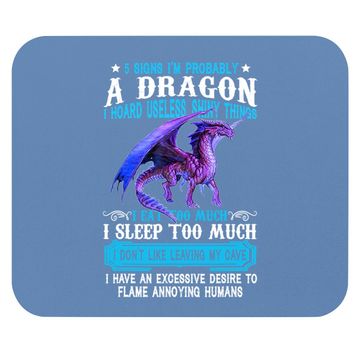 Discover I'm Probably A Dragon Lovers Gift Mouse Pad