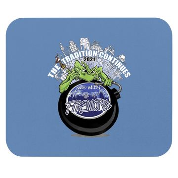 Discover Webn Fireworks 2021 Mouse Pad