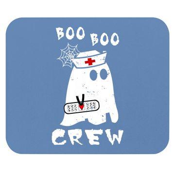 Discover Boo Boo Crew Halloween Ghost Nurse Mouse Pad