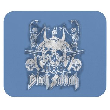 Discover Vintage Concert Black Sabbath  Dancing Skeletons Mouse Pad