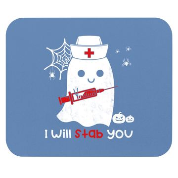 Discover Nurse Ghost I Will Stab You Mouse Pad