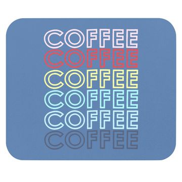 Discover Coffee With English Text Letters Mouse Pad