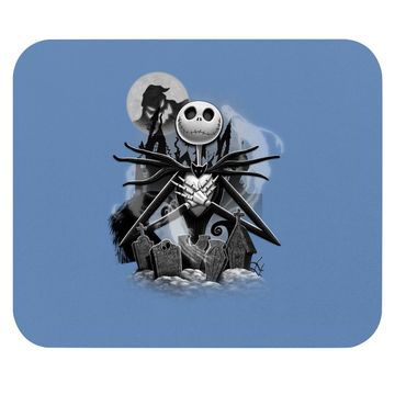 Discover Nightmare Before Christmas Jack Night Scene Mouse Pad