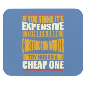 Discover Construction Worker Mouse Pad