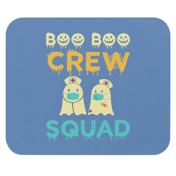 Discover Boo Boo Crew Squad Nurse Halloween Nurses Rn Ghost Mouse Pad