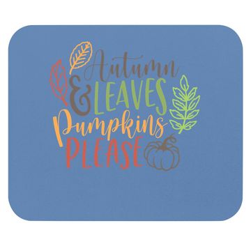 Discover Autumn And Leaves Pumpkins Please Mouse Pad