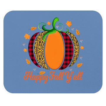 Discover Happy Fall Y'all Autumn Season Mouse Pad