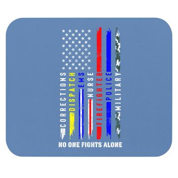Discover No One Fights Alone Patriot Apparel Mouse Pad Mouse Pad Fit