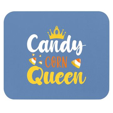 Discover Candy Corn Queen Cute Halloween Day Mouse Pad
