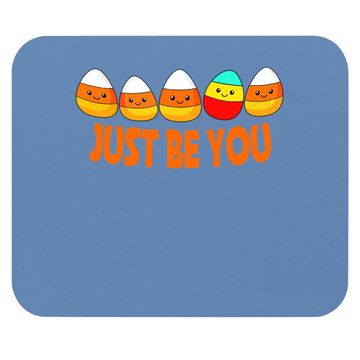 Discover Halloween Be Yourself Be You Candy Corn Mouse Pad