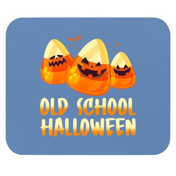 Discover Old School Halloween Candy Corn Mouse Pad