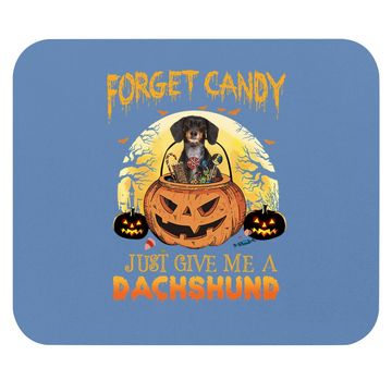 Discover Candy Pumpkin Dachshund Dog Mouse Pad