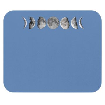 Discover Lunar Cycle Mouse Pad Astronomy Full Moon Mouse Pad