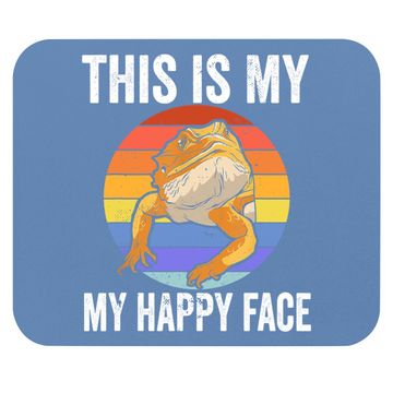 Discover This Is My Happy Face Bearded Dragon For A Reptiles Lover Mouse Pad