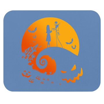 Discover Jack Skellington The Nightmare Before Christmas And Sally Halloween Mouse Pad