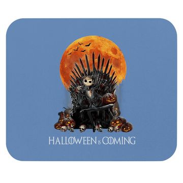 Discover Halloween Is Coming Mouse Pad Jack Skellington Skull Lovers Mouse Pad