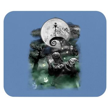 Discover The Nightmare Before Christmas Haunted Scene Mouse Pad