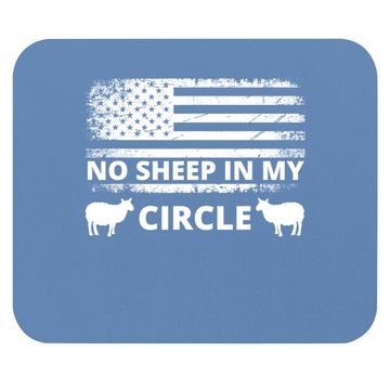 Discover No Sheep In My Circle Mouse Pad