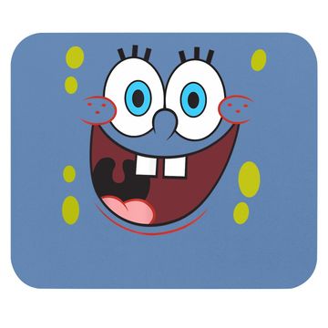 Discover Spongebob Squarepants Bright Eyed Smiling Face Mouse Pad Mouse Pad