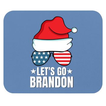 Discover Let's Go Brandon Christmas Mouse Pad