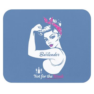 Discover Bartender Costume Female Mouse Pad