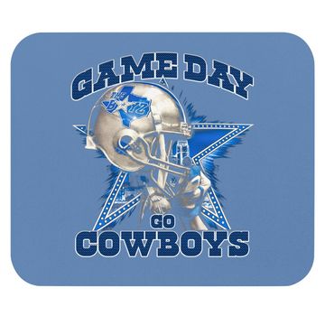 Discover Game Day Go Cowboys Mouse Pad