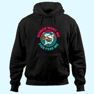 Discover Women Wants Me Fish Fear Me Classic Hoodies