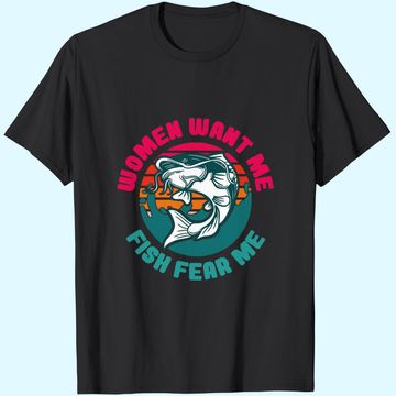 Discover Women Wants Me Fish Fear Me Classic T-Shirts