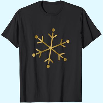 Discover Gold Snowflakes T-Shirts