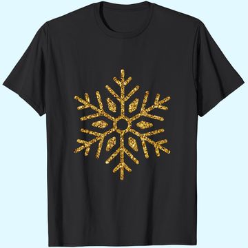 Discover Gold Snowflakes T-Shirts
