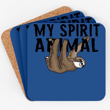 Discover Sloth My Spirit Animal Youth Coaster