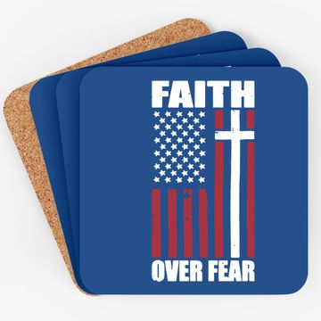 Discover Faith Over Fear Coaster