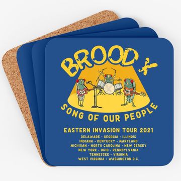 Discover Cicada 2021 Coaster Brood X Song Of Our People