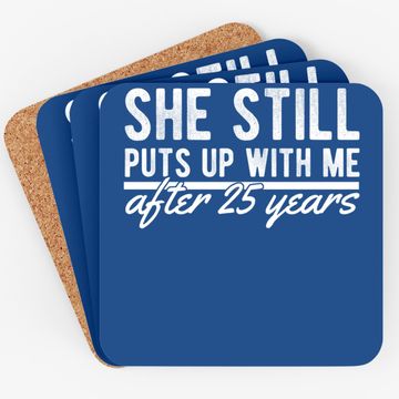 Discover 25th Anniversary Gift Coaster After 25 Years