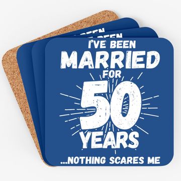 Discover Couples Married 50 Years - Funny 50th Wedding Anniversary Coaster