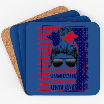 Discover Unmasked Unmuzzled Unvaccinated Unafraid Coaster