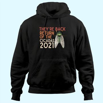 Discover Cicada Men's Hoodie They're Back Return of Cicadas 2021
