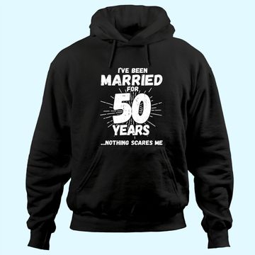 Discover Couples Married 50 Years - Funny 50th Wedding Anniversary Hoodie