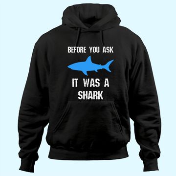 Discover Funny Amputee Amputation Surgery Shark Humor Hoodie