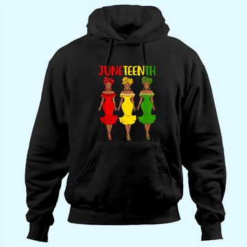 Discover Juneteenth Melanin Black Women Hoodie