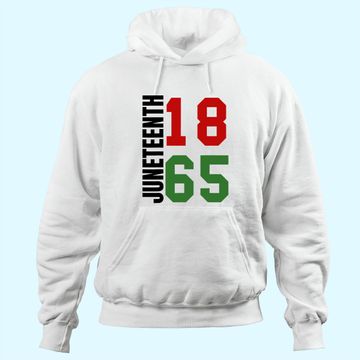 Discover Juneteenth Men's Hoodie Black Proud African