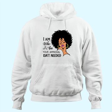 Discover Black Queen Lady Curly Natural Afro African American Ladies Hoodie