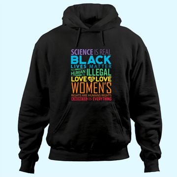 Discover Science Is Real BLM Rainbow Hoodie