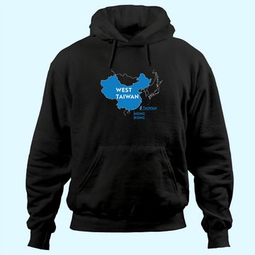 Discover China map West Taiwan Hoodie