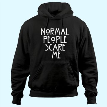 Discover Normal People Scare Me American Horror Lover Hoodie