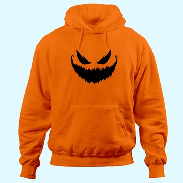 Discover Pumpkin Jack O Lantern Face Hoodie