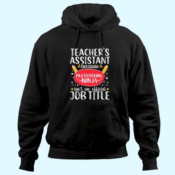 Discover Teacher Assistant School Ninja Appreciation Hoodie