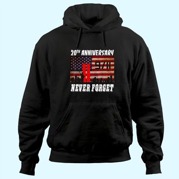 Discover Never Forget 911 20th Anniversary Patriot Day Hoodie